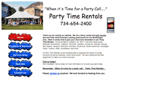 Desktop Screenshot of callpartytime.com